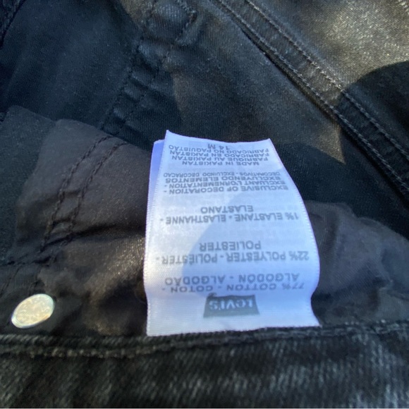 Levi’s Jeans 515 Bootcut size 14 Black Casual Denim - Picture 6 of 13